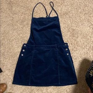 Corduroy overall dress